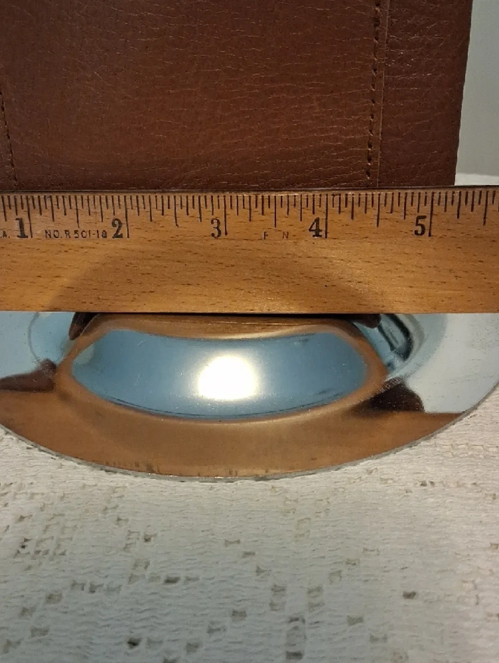 Madewell Brown Pebbled Leather Card Pouch with Zip